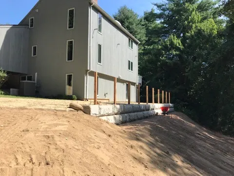 The owner-operator of Lodge Earthworks, Rob Lodge, operating a piece of heavy equipment or showcasing a project he has worked on.